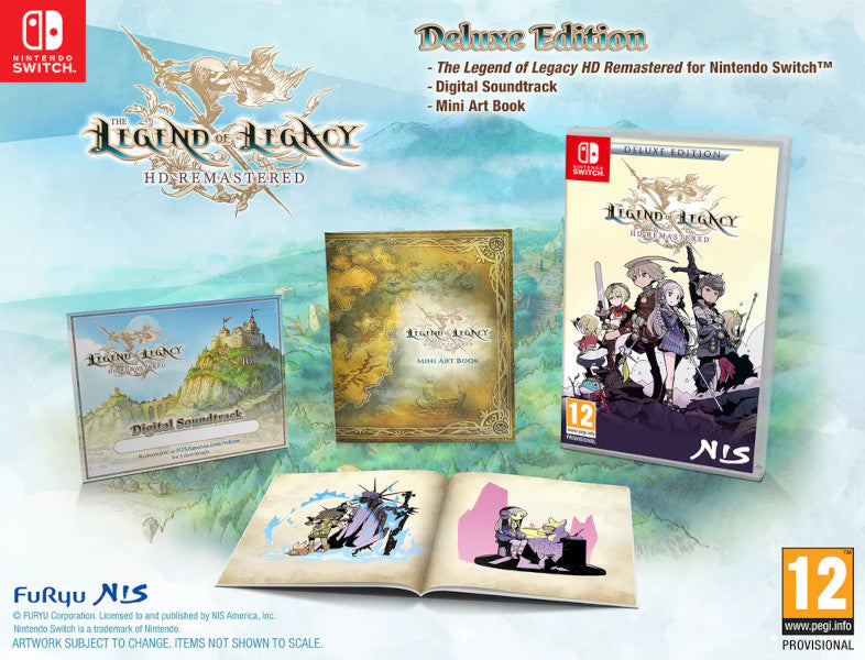 THE LEGEND OF LEGACY HD REMASTERED – DELUXE EDITION THE LEGEND OF LEGACY HD REMASTERED – DELUXE EDITION